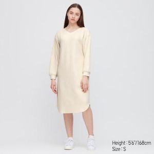 BLACK Uniqlo Waffle Dress